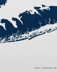 Fire Island canvas map — rich terrain detail