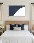 Myrtle Beach matte map art in bedroom setting