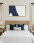 Treasure Coast matte map art in bedroom setting