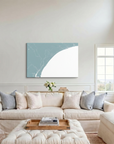 Grand Strand canvas map art in cathedral setting