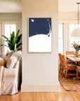 Brunswick Islands matte map art in coastal setting