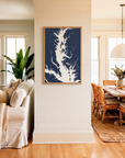 Chesapeake Bay / Maryland matte map art in coastal setting