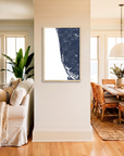 Naples matte map art in coastal setting