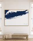 Fire Island canvas map — window-scene interior