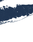 Fire Island Coastal Map — Fine Art Print Vertical, navy, No Frame, 8x10