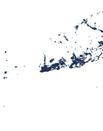Key West Coastal Map — Fine Art Print Vertical, navy, No Frame, 8x10