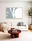 Cocoa Beach matte map art in livingroom setting