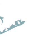 Montauk Coastal Map — Fine Art Print Vertical, soft-blue, No Frame, 8x10