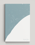 Myrtle Beach Coastal Map — Canvas Vertical, soft-blue, No Frame