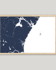 New Hampshire Coast Matte Horizontal product mockup