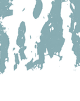 Newport Coastal Map — Fine Art Print Horizontal, soft-blue, No Frame, 10x8