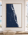 St. Augustine canvas map — window-scene interior