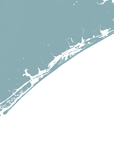 Topsail Island Coastal Map — Fine Art Print Horizontal, soft-blue, No Frame, 10x8