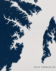 Annapolis canvas map — rich terrain detail
