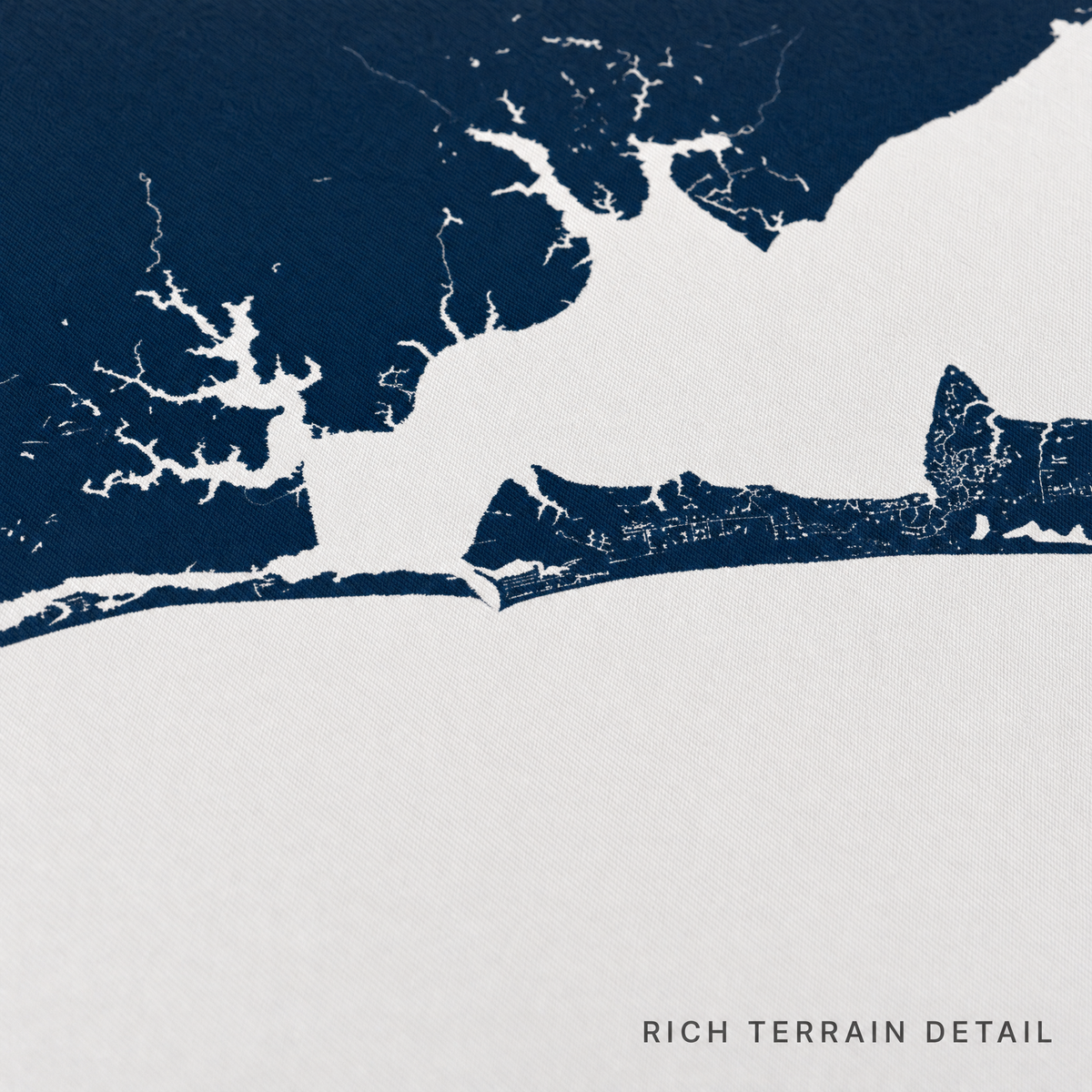 Destin canvas map — rich terrain detail