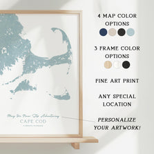 Custom State Map Art | Personalized Framed Prints – Inscripted