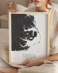 Custom Coastal Map In Black