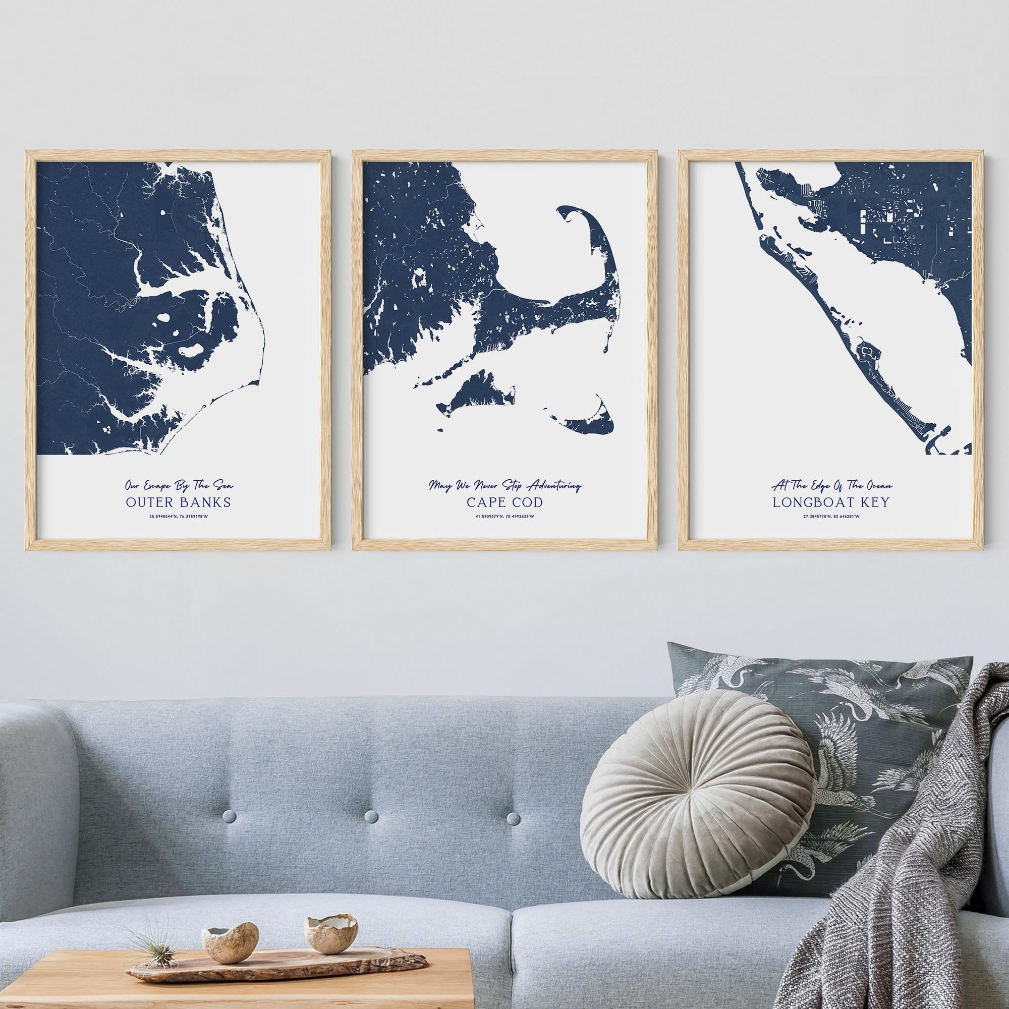 Custom Coastal Map