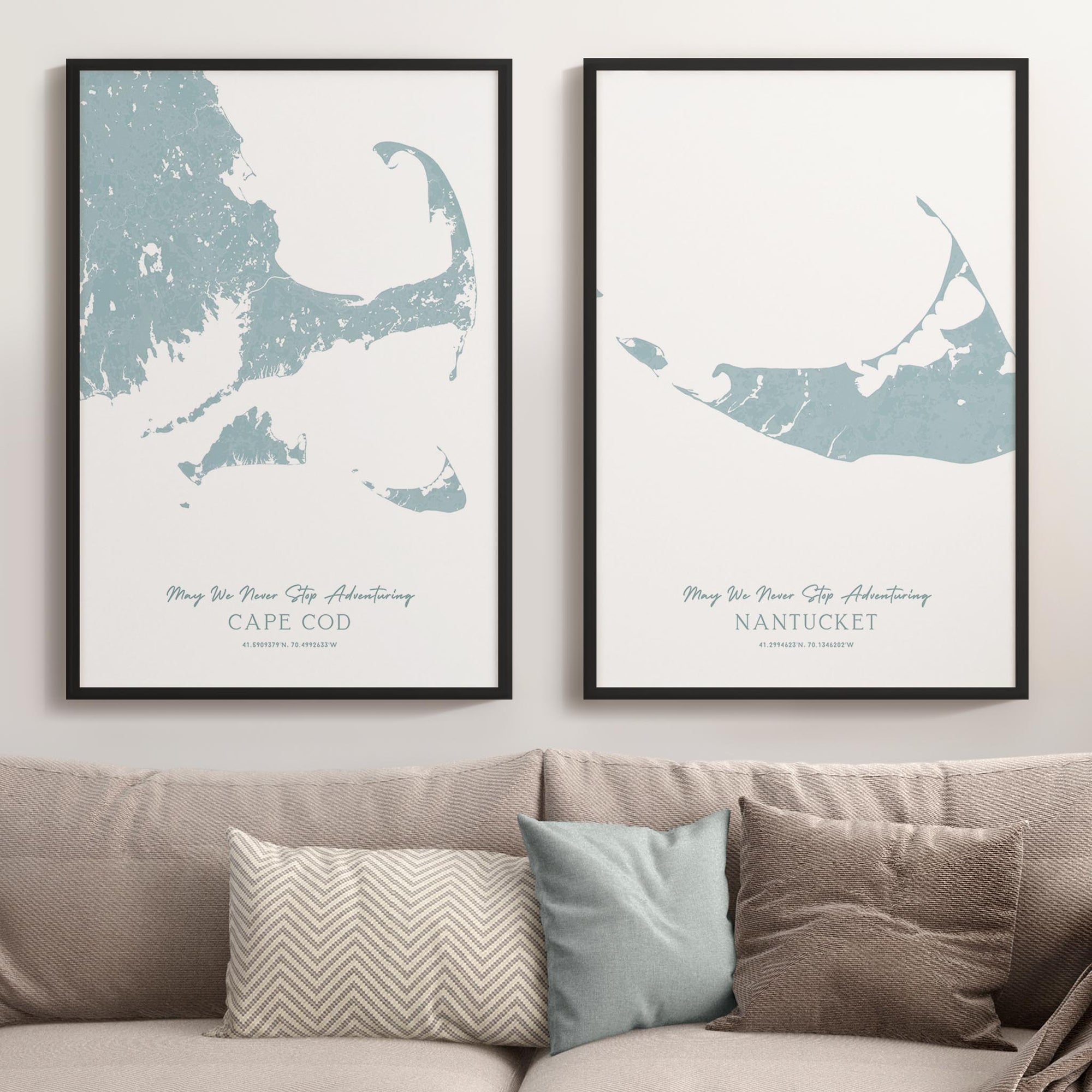 Custom Coastal Map