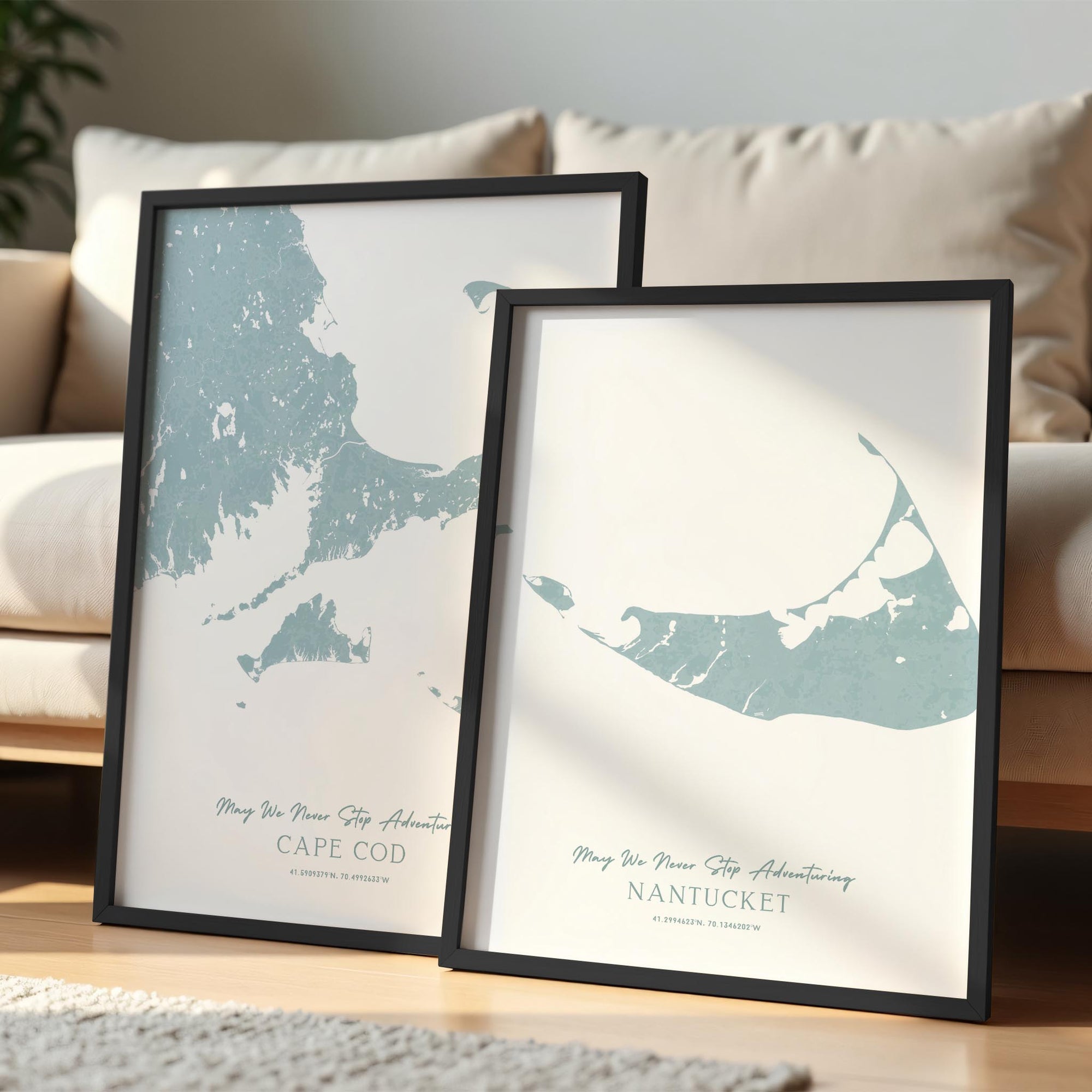 Custom Coastal Map