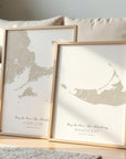 Custom Coastal Map In Sand