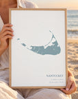Custom Coastal Map Vertical