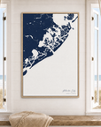 Atlantic City canvas map — window-scene interior