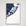 Atlantic City Coastal Map — Canvas Vertical, navy, Natural Oak