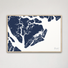 Beaufort / Sea Islands Coastal Map — Canvas Horizontal, navy, Natural Oak