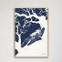 Beaufort / Sea Islands Coastal Map — Canvas Vertical, navy, Natural Oak