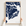 Beaufort / Sea Islands canvas map — hands holding the canvas in an oak frame
