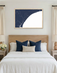 Grand Strand matte map art in bedroom setting