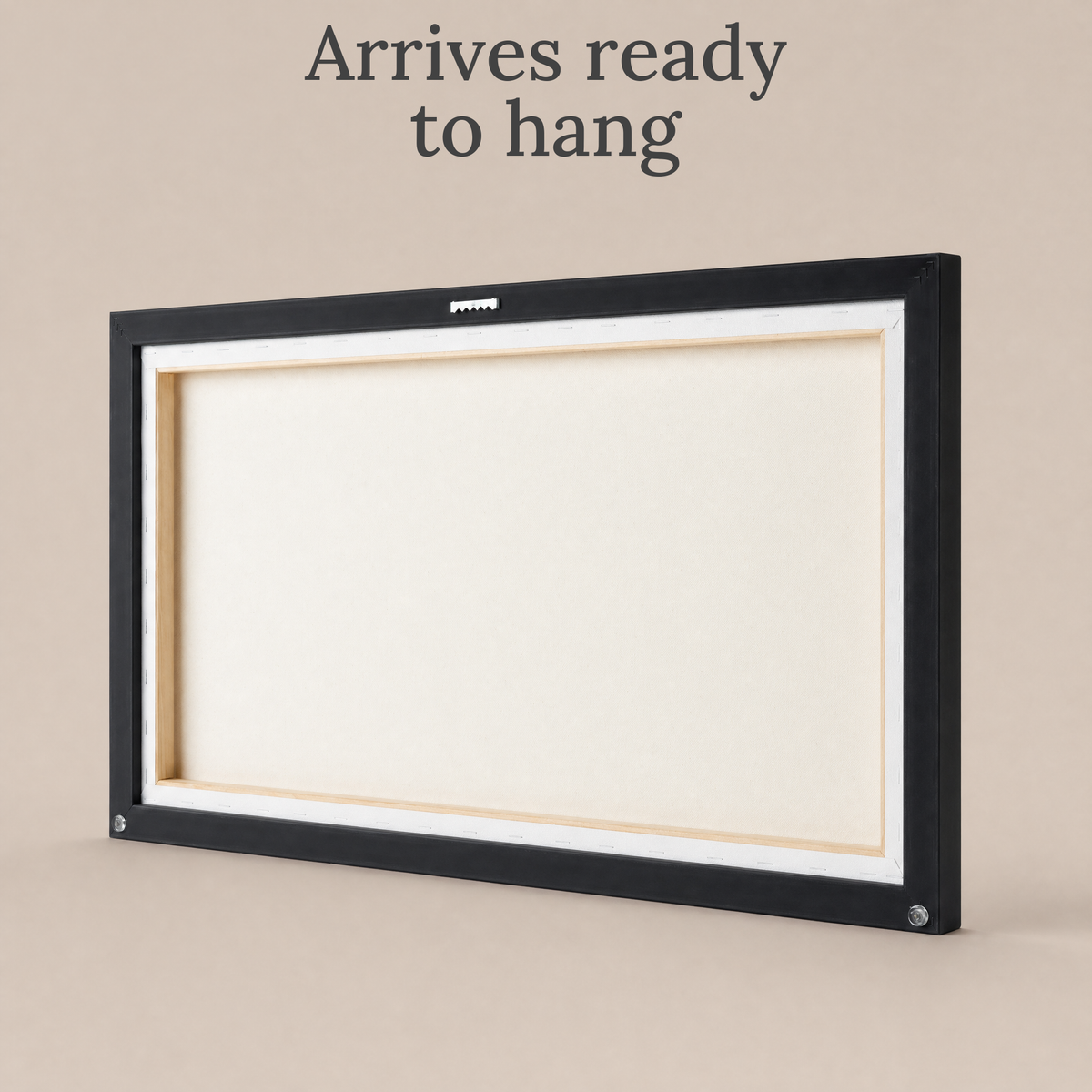 Annapolis canvas map — ready-to-hang construction