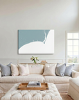 Brunswick Islands canvas map art in cathedral setting