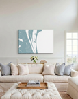 Cocoa Beach canvas map art in cathedral setting