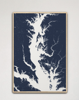 Chesapeake Bay Canvas Vertical product mockup