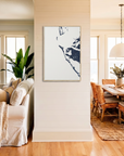 Anna Maria Island canvas map art in coastal setting