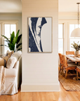 Cocoa Beach canvas map art in coastal setting