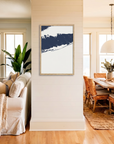 Fire Island matte map art in coastal setting