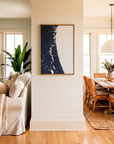 First Coast / Northeast Florida canvas map art in coastal setting