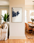 Gloucester canvas map art in coastal setting