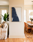 Treasure Coast canvas map art in coastal setting
