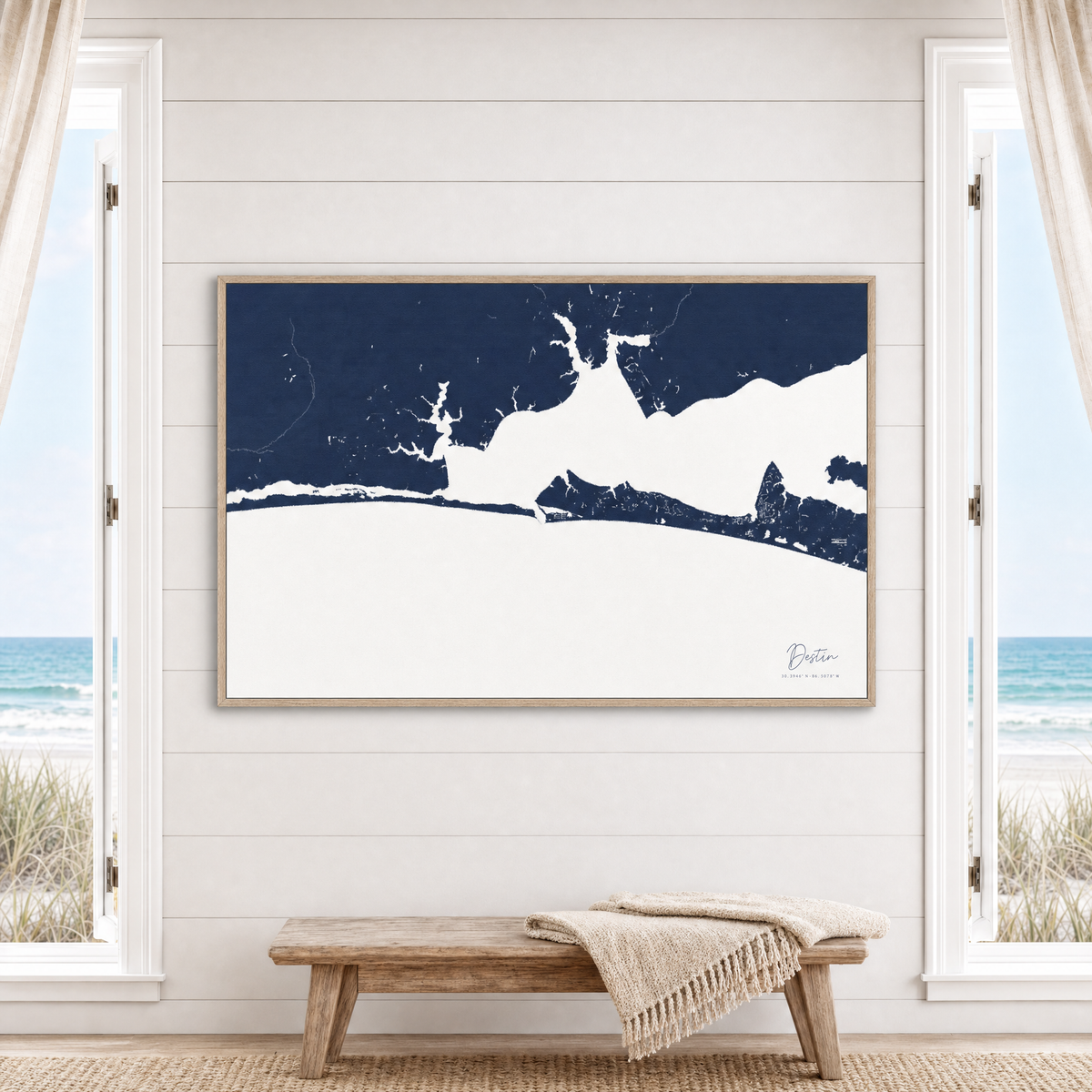 Destin canvas map — window-scene interior