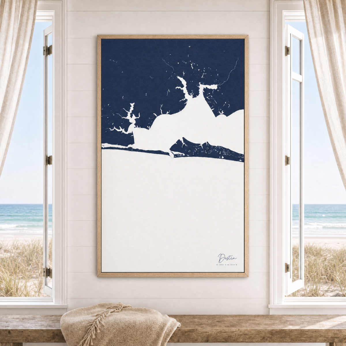 Destin canvas map — window-scene interior