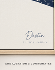 Destin canvas map — location and coordinates customization
