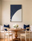 Grand Strand canvas map art in dining nook setting
