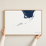 Florida Keys canvas map — hands holding the canvas in an oak frame