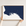 Long Beach canvas map — hands holding the canvas in an oak frame