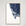 Marco Island Coastal Map — Canvas Vertical, navy, Natural Oak