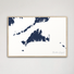 Martha's Vineyard Coastal Map — Canvas Horizontal, navy, Natural Oak